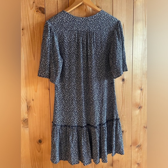 Faherty Orinda Floral Short Sleeve Mini Dress - Picture 4 of 8